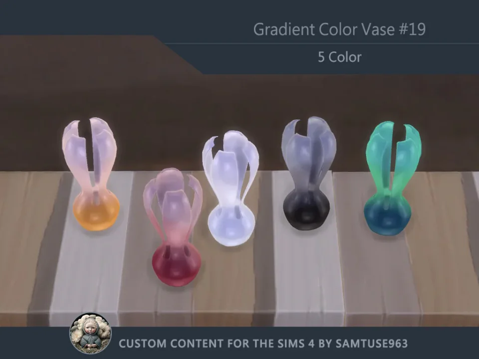 Gradient Color Vase #19 Samtuse963