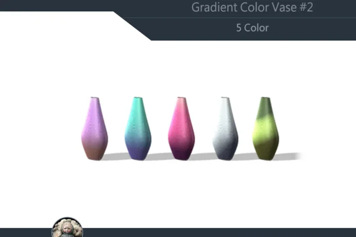 Gradient Color Vase #2 Samtuse963