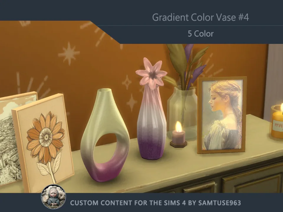 Gradient Color Vase #4 Samtuse963