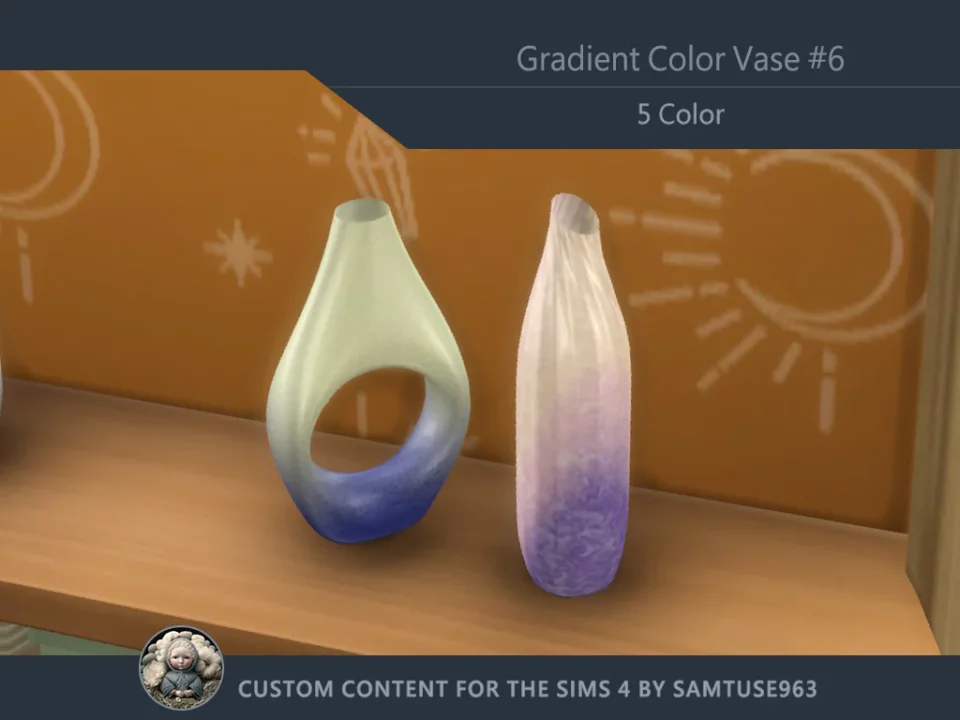 Gradient Color Vase #6 Samtuse963