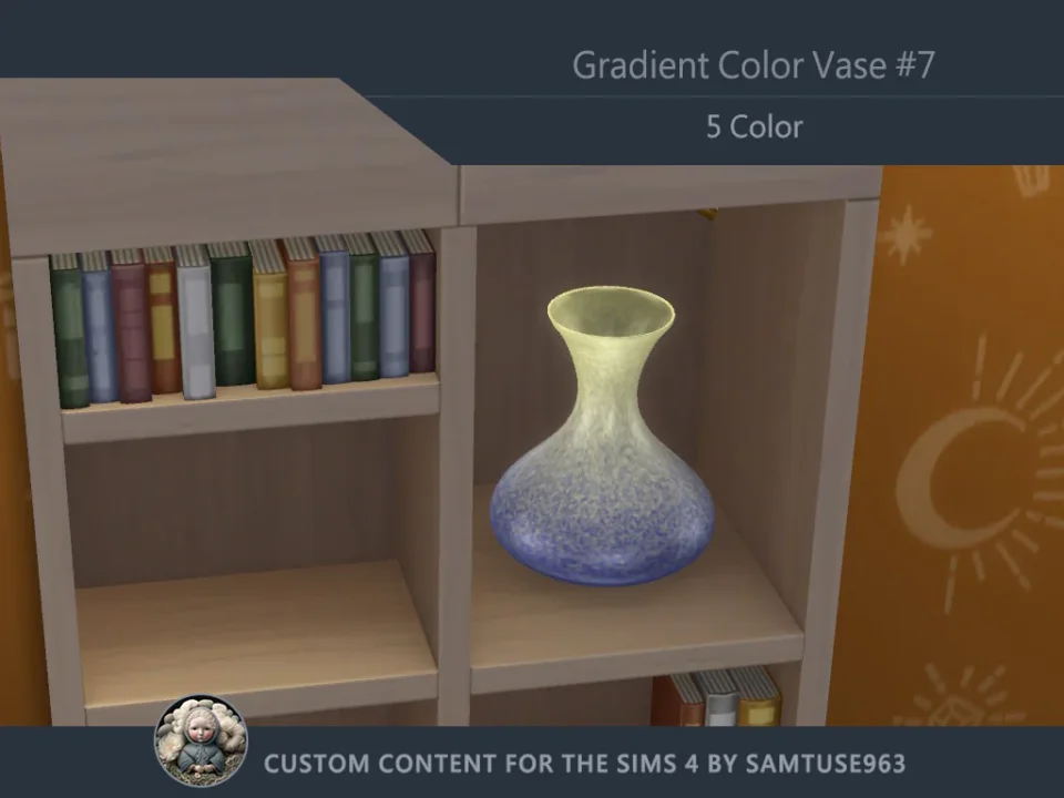 Gradient Color Vase #7 Samtuse963