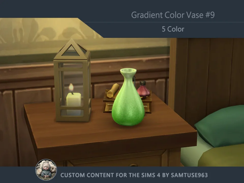 Gradient Color Vase #9 Samtuse963