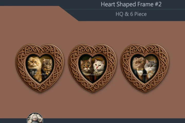 HQ Heart Shaped Frame #2 Sellable Samtuse963