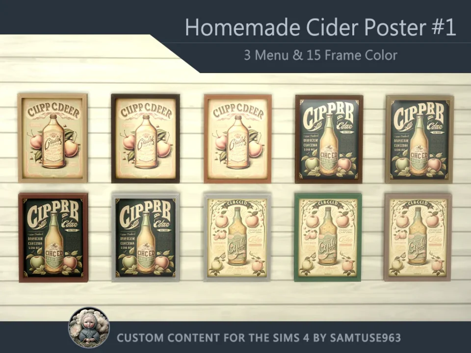 Homemade Cider Poster #1 Samtuse963