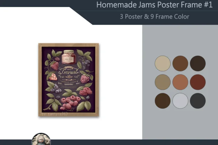 Homemade Jams Poster Frame #1 Samtuse963