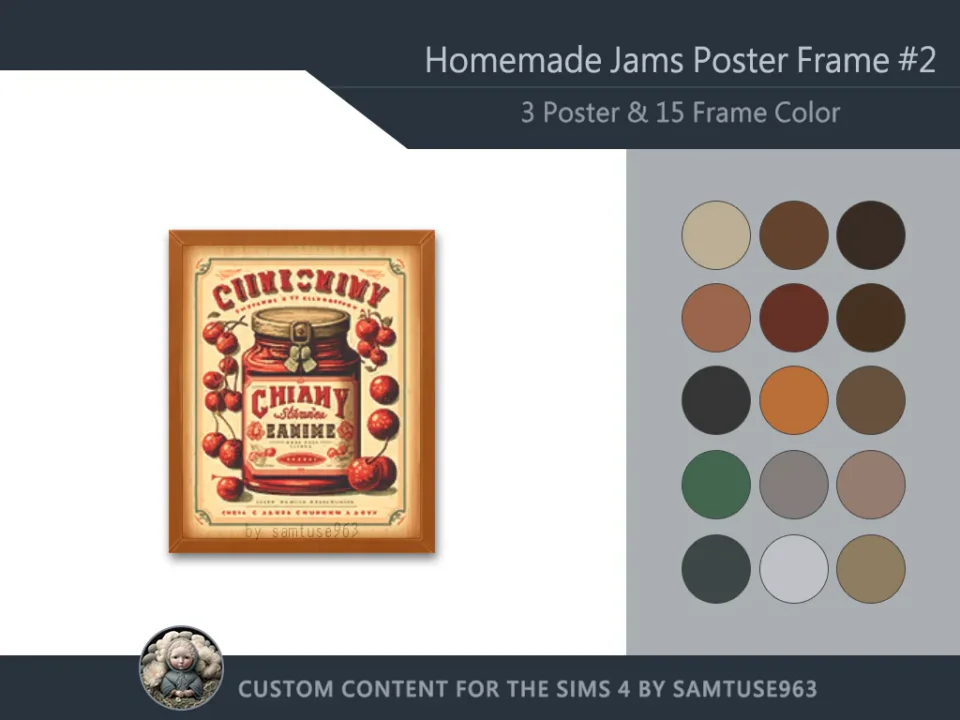 Homemade Jams Poster Frame #2 Samtuse963