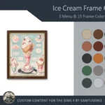 Ice Cream Menu Frame #1 Samtuse963