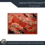 HQ Japanese Style Rectangular Dance Rug #1 Samtuse963