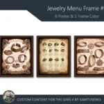Jewelry Menu Frame #1 Samtuse963