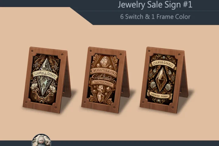 Jewelry Sale Wooden Sign #1 Samtuse963