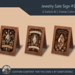 Jewelry Sale Wooden Sign #1 Samtuse963