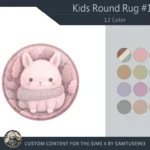 Kids Round Dance Rug #16 Samtuse963