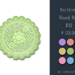 Knitting Round Dance Rug #10 Samtuse963