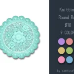 Knitting Round Dance Rug #10 Samtuse963