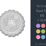 Knitting Round Dance Rug #10 Samtuse963