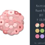 Knitting Round Dance Rug #11 Samtuse963
