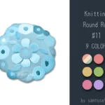 Knitting Round Dance Rug #11 Samtuse963