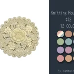 Knitting Round Dance Rug #12 Samtuse963