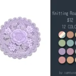 Knitting Round Dance Rug #12 Samtuse963