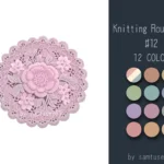 Knitting Round Dance Rug #12 Samtuse963