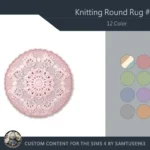 Knitting Round Dance Rug #14 Samtuse963