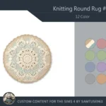 Knitting Round Dance Rug #14 Samtuse963