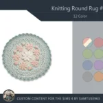 Knitting Round Dance Rug #16 Samtuse963