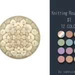 Knitting Round Dance Rug #1 Samtuse963