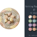 Knitting Round Dance Rug #3 Samtuse963