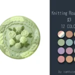 Knitting Round Dance Rug #3 Samtuse963