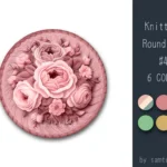 Knitting Round Dance Rug #4 Samtuse963