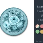 Knitting Round Dance Rug #4 Samtuse963