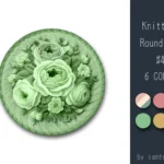 Knitting Round Dance Rug #4 Samtuse963