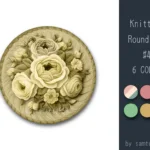 Knitting Round Dance Rug #4 Samtuse963