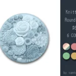 Knitting Round Dance Rug #6 Samtuse963