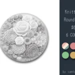 Knitting Round Dance Rug #6 Samtuse963