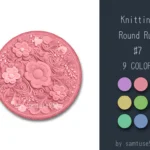 Knitting Round Dance Rug #7 Samtuse963