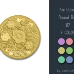 Knitting Round Dance Rug #7 Samtuse963
