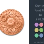 Knitting Round Dance Rug #8 Samtuse963