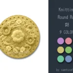Knitting Round Dance Rug #8 Samtuse963