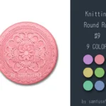 Knitting Round Dance Rug #9 Samtuse963