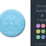 Knitting Round Dance Rug #9 Samtuse963
