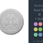 Knitting Round Dance Rug #9 Samtuse963