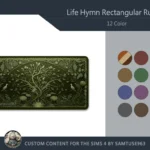 Life Hymn Rectangular Dance Rug #1 Samtuse963
