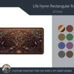 Life Hymn Rectangular Dance Rug #1 Samtuse963