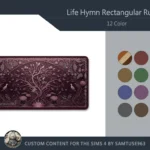 Life Hymn Rectangular Dance Rug #1 Samtuse963