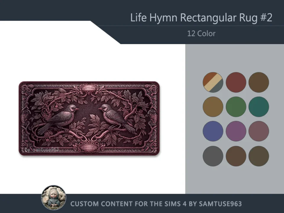 Life Hymn Rectangular Dance Rug #2 Samtuse963