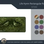 Life Hymn Rectangular Dance Rug #3 Samtuse963