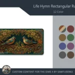Life Hymn Rectangular Dance Rug #3 Samtuse963