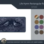 Life Hymn Rectangular Dance Rug #3 Samtuse963